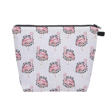 Load image into Gallery viewer, Pouch XL - Animal Print Flamingo
