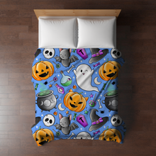 Load image into Gallery viewer, Blanket - Halloween - Blue Friends - PREORDER
