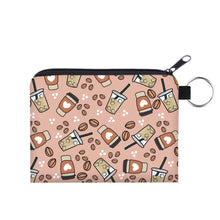 Load image into Gallery viewer, Pouch &amp; Mini Pouch Bundled Set - Iced Coffee Hearts
