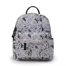 Load image into Gallery viewer, Mini Backpack - Lace Black Grey
