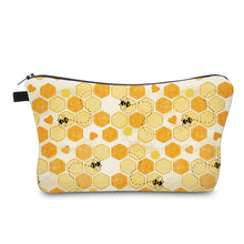 Load image into Gallery viewer, Pouch - Honeycomb Bee Hearts
