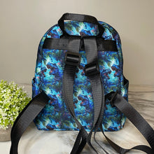 Load image into Gallery viewer, Mini Backpack - Blue Dinosaur
