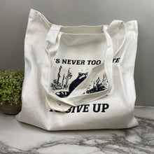 Load image into Gallery viewer, Tote Bag - Never Too Late
