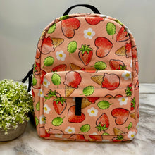 Load image into Gallery viewer, Mini Backpack - Strawberry Ice Cream
