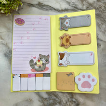 Load image into Gallery viewer, Sticky Note Booklet Set - Meow
