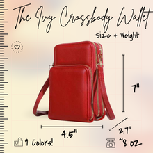 Load image into Gallery viewer, Ivy Crossbody Wallet + Purse - Black
