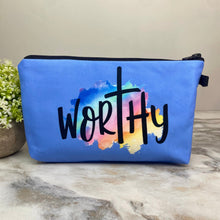 Load image into Gallery viewer, Pouch - Religious, Worthy Blue
