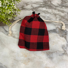 Load image into Gallery viewer, Mini Drawstring Cinch Bags - Plaid
