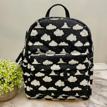 Load image into Gallery viewer, Mini Backpack - Cloud Black + White
