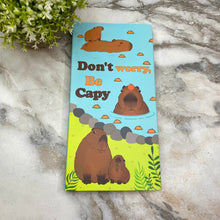 Load image into Gallery viewer, Sticky Note Booklet Set - Don&#39;t Worry Be Capy (#1)
