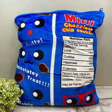 Load image into Gallery viewer, Stuffed Bag of Cookies Toy - Blue
