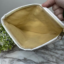 Load image into Gallery viewer, Corduroy Zip Pouch - Christmas Gnome Tree
