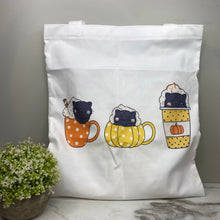 Load image into Gallery viewer, Tote Bag - Cat Coffee
