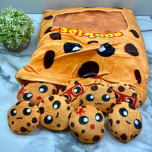 Load image into Gallery viewer, Stuffed Bag of Cookies Toy - Orange
