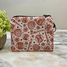 Load image into Gallery viewer, Mini Pouch - Baseball Floral
