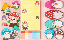 Load image into Gallery viewer, Sticky Note Booklet Set - Mushrooms
