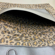 Load image into Gallery viewer, Tote Briefcase Bag - Black &amp; Animal Print
