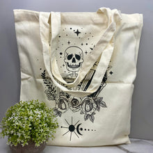 Load image into Gallery viewer, Tote Bag - Skeleton Books - #6
