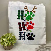 Load image into Gallery viewer, Tote Bag - Christmas - #27 - Ho Ho Ho Paw
