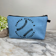 Load image into Gallery viewer, Pouch - Baseball, Summer Ballpark
