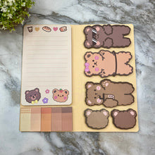 Load image into Gallery viewer, Sticky Note Booklet Set - Bears
