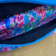 Load image into Gallery viewer, Fanny Pack Waist Bag - Blue Watercolor Floral
