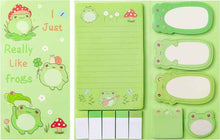 Load image into Gallery viewer, Sticky Note Booklet Set - Frogs
