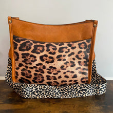 Load image into Gallery viewer, Aubree Crossbody Purse - Camel &amp; Animal Print
