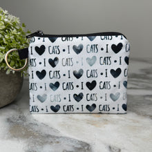 Load image into Gallery viewer, Mini Pouch - I Love Cats
