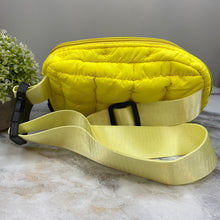 Load image into Gallery viewer, Puffer Belt Bag - Crossbody and Fanny - Yellow
