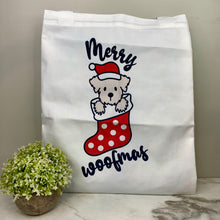 Load image into Gallery viewer, Tote Bag - Christmas - #13 - Merry Woofmas
