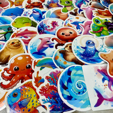 Load image into Gallery viewer, Stickers - Cartoon Under The Sea 2

