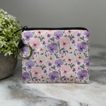 Load image into Gallery viewer, Mini Pouch - Floral Pink Purple Orange
