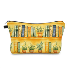 Load image into Gallery viewer, Pouch - Book Bookshelf Yellow
