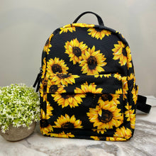 Load image into Gallery viewer, Mini Backpack - Larger Sunflower
