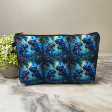 Load image into Gallery viewer, Pouch - Blue Dinosaur
