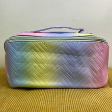 Load image into Gallery viewer, Oversized Lay Flat Cosmetic Bag - Tie Dye
