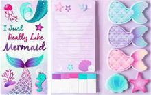 Load image into Gallery viewer, Sticky Note Booklet Set - Mermaid
