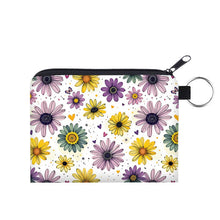 Load image into Gallery viewer, Mini Pouch - Floral Teal Purple Yellow

