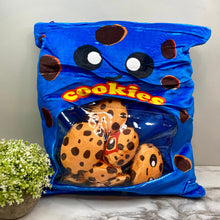 Load image into Gallery viewer, Stuffed Bag of Cookies Toy - Blue
