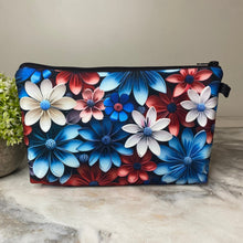 Load image into Gallery viewer, Pouch - Floral Red Blue
