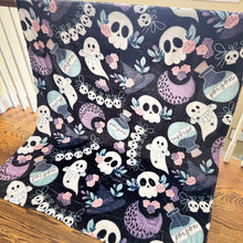 Load image into Gallery viewer, Blanket - Halloween - Poison Ghosts - PREORDER
