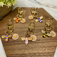 Load image into Gallery viewer, Keychain Charm - Daisy &amp; Bee - Mix
