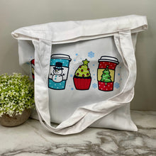 Load image into Gallery viewer, Tote Bag - Christmas - Cupcake Coffee
