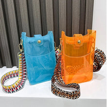 Load image into Gallery viewer, Ava - Colorful Clear, Slim Crossbody &amp; Phone Bag
