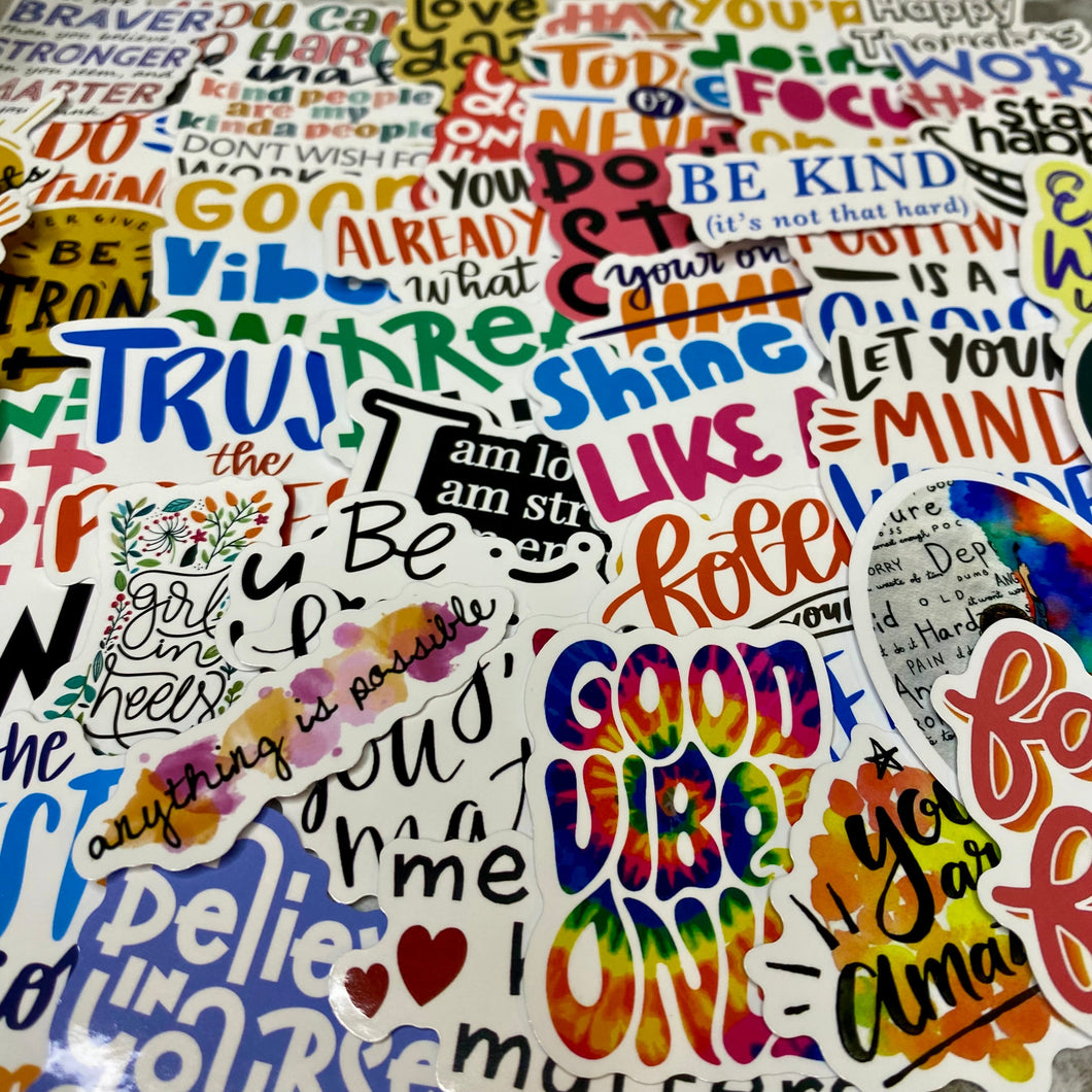 Stickers - Motivation Sayings 2
