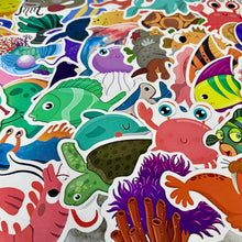 Load image into Gallery viewer, Stickers - Cartoon Under The Sea

