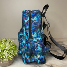 Load image into Gallery viewer, Mini Backpack - Blue Dinosaur
