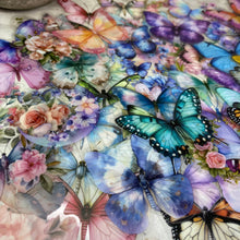 Load image into Gallery viewer, Stickers - Clear Butterfly Floral
