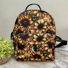 Load image into Gallery viewer, Mini Backpack - Sunflower Dots
